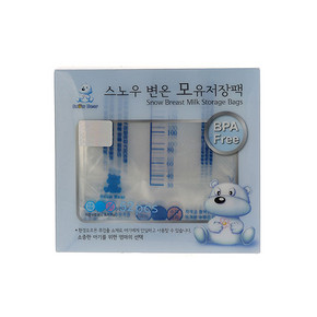 韩国 小白熊  母乳保鲜储存袋 52片 折31.2元(买3免1)