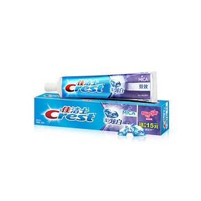 Crest 佳洁士 3D炫白双效牙膏 180g 赠洁云抽纸 折7.8元(14.9，199-100)