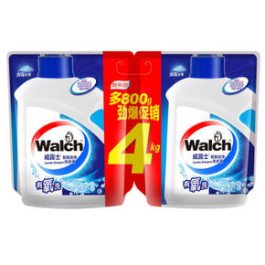 Walch 威露士 有氧倍净洗衣液 4kg*2件 49.9元(买2免1)