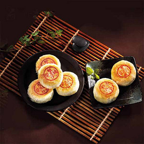 荣诚 潮式手工酥皮月饼礼盒装 600g 18元包邮(78-60券)