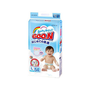 日本 GOO.N 大王 维E系列 婴儿纸尿裤  L54片 77.9元(69+8.9)