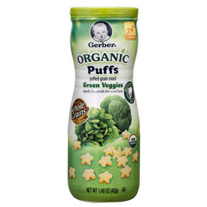 GERBER 嘉宝 星星泡芙 蔬菜味 42g 11.8元(9.9+1.9)