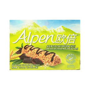 Alpen 欧倍 什锦谷物棒 绿茶黑巧克力味 5条装 5元