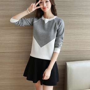 秋季上新# 懿彩 女士秋季长袖针织套头衫 29元包邮(59-30券)
