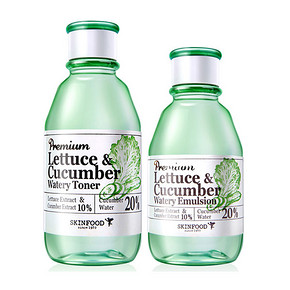 skinfood 思亲肤 莴苣黄瓜水乳保湿两件套+凑单 99元包邮(199-100券)