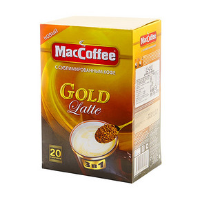 马来西亚进口 MacCoffee 美卡菲 拿铁3合1速溶咖啡 320g 13.9元