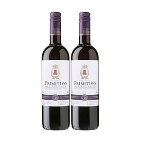 意大利 普里米蒂沃 进口干红葡萄酒750mlx2瓶装 99元包邮
