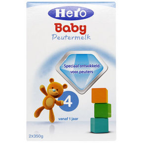 Herobaby 天赋力 婴儿配方奶粉 4段 700g 折79.6元(3件95折+税)