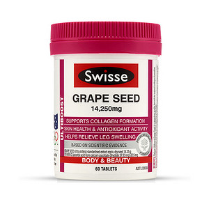 Swisse 葡萄籽精华片 14250mg*60片 折85.6元(109*3-130券+39)