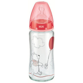 NUK 迪士尼小熊维尼宽口径玻璃奶瓶 240ml 折50.6元(100.6*2-100)