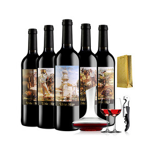 宜兰树 油画系列 干红葡萄酒精品套装 750ml*6瓶 168元包邮