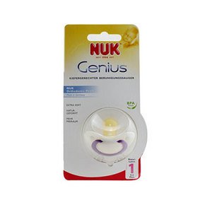 NUK 天才乳胶防胀气安抚奶嘴 单个装 11.7元(9.9+1.8)