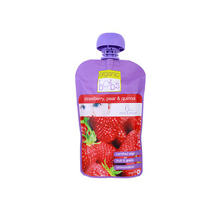 Bubs 贝儿 有机草莓梨藜麦泥 120g*3袋 22.9元(29.7-9.9+3.1)
