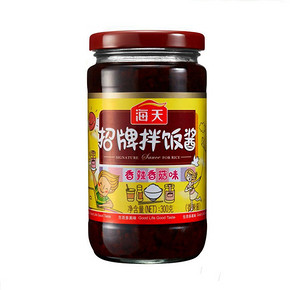 海天 招牌拌饭酱 香辣香菇味 300g 5.5元(10.5-5券)