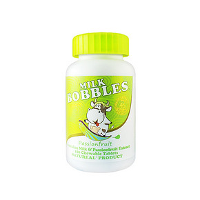 milk bobbles 高钙奶片 百香果口味 180粒 22元(19+3)