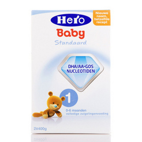 Hero Baby 婴幼儿奶粉 1段 800g 64.9元包邮(58+6.9)