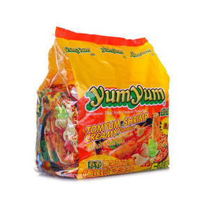 泰国yumyum  酸辣虾味浓汤味 冬阴功面 70g*5包 折6.9元(买2免1)