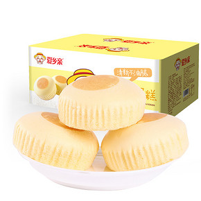 前20秒半价# 爱乡亲 蒸蛋乳酪蛋糕520g  9.9元包邮(19.8返9.9元)