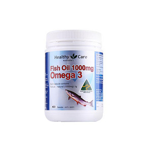 澳洲 Healthy Care 鱼油胶囊 1000mg*400粒 3件 折72元(237-20券)