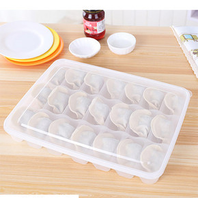 一个饺子一个窝# 雨露 21格塑料饺子盒  5.8元包邮(8.8-3券)
