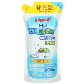 pigeon 贝亲 奶瓶清洗剂 600ml 折15.9元(25.9*4-40券)