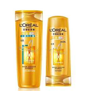 巴黎欧莱雅 精油润养去屑洗发露 400ml+润发乳 400ml  29元