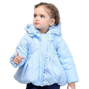 诗米克 女童秋冬加厚加绒保暖棉袄 59元包邮(139-80券)