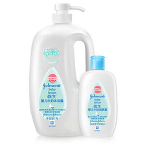 强生 婴儿牛奶沐浴露1L+润肤露200ml 29.9元