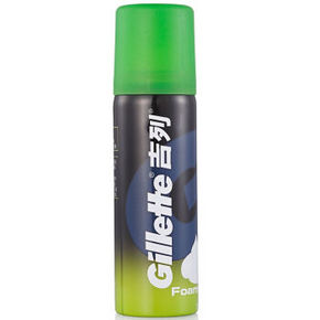 吉列 剃须泡 清新柠檬型 50g 9.9元