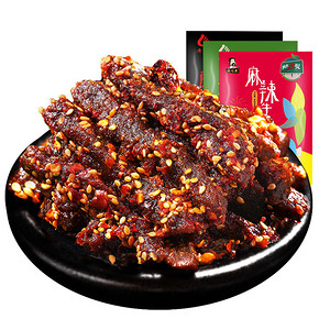 四川特产# 老川东 麻辣牛肉干 200g 19.8元包邮(29.8-10券)