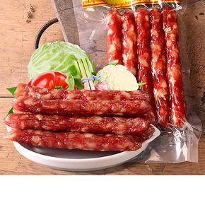 金鳌 广式风味腊肉肠 200g 12.9元包邮(17.9-5券)