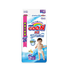 GOO.N 大王 维E系列 婴儿纸尿裤 XL52片 85元