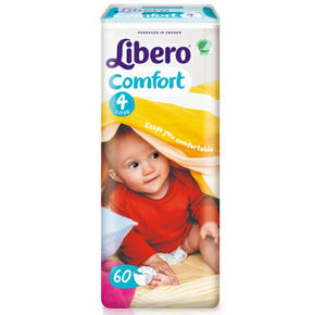 Libero 丽贝乐 comfort 婴儿纸尿裤 M60片 79元