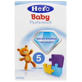 Herobaby 荷兰天赋力 婴儿配方奶粉 5段 700g 77.9元(69+8.9)