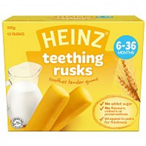 Heinz 亨氏 婴幼儿辅食 谷物磨牙棒 6-36个月 100g 11.7元(9.9+1.8)