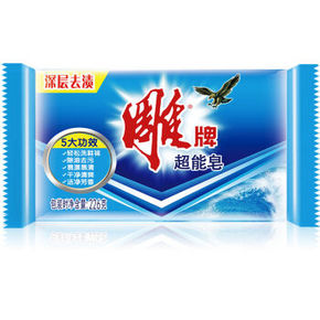 凑单好价# 雕牌  深层去渍超能皂 226g  折2.4元(买2免1)