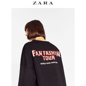ZARA  TRF  印字加大码运动衫  169元包邮