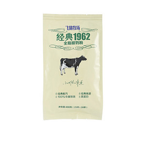 飞鹤牧场 经典1962全脂甜奶粉 400g 14.9元