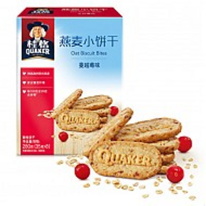 桂格 燕麦小饼干 蔓越莓味 35g*8包 折13.9元(3件7折)