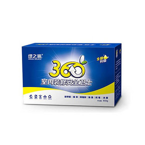 秒杀预告# 绿之源 除甲醛活性炭包 650g 10点 1元包邮(库存1万)