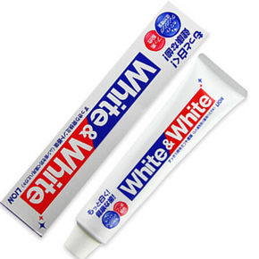 Lion 狮王 white 多效美白牙膏 150g 12.9元(10.9+2)