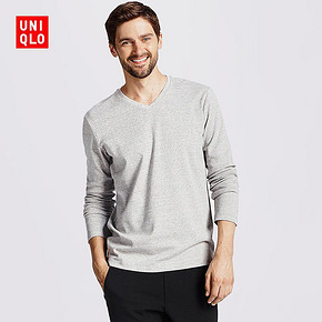 UNIQLO 优衣库 男士V领长袖T恤 79元包邮
