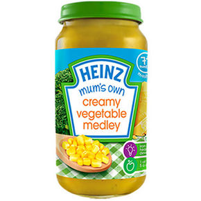 Heinz 亨氏 婴幼儿辅食 奶油烩蔬菜泥 200g 11.7元(9.9+1.8)