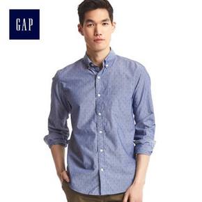 双11预售# Gap 清新圆点印花舒适长袖衬衫 104元包邮(定金15+尾款89)