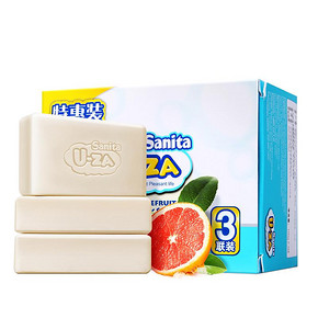 前15分钟半价# U-ZA 柚子洗衣皂 3块 15元(29.9-15)