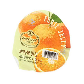 购物顺带# 韩国进口 甜me布蒂 Petitzel 蜜橘果冻 90g 1元