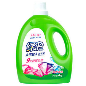 绿伞 洗衣液 薰衣芳菲 4kg 29.9元