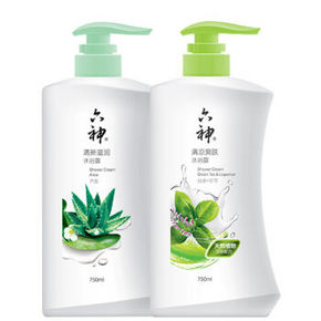六神 清凉系列沐浴露 750ml*2瓶 折31元(51，99-40)