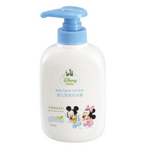 迪士尼宝宝 婴儿洗发沐浴露二合一 330ml 19.9元