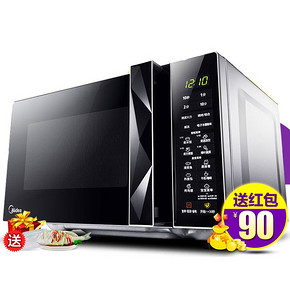 超级光波炉# 美的 M3-L233B 家用智能微波炉23L 折399元(489返90)